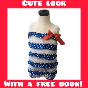 Girls Boutique 4th of July One Romper